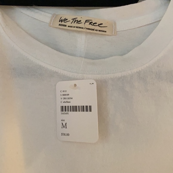 We the Free (Free People) white tank - Picture 2 of 2